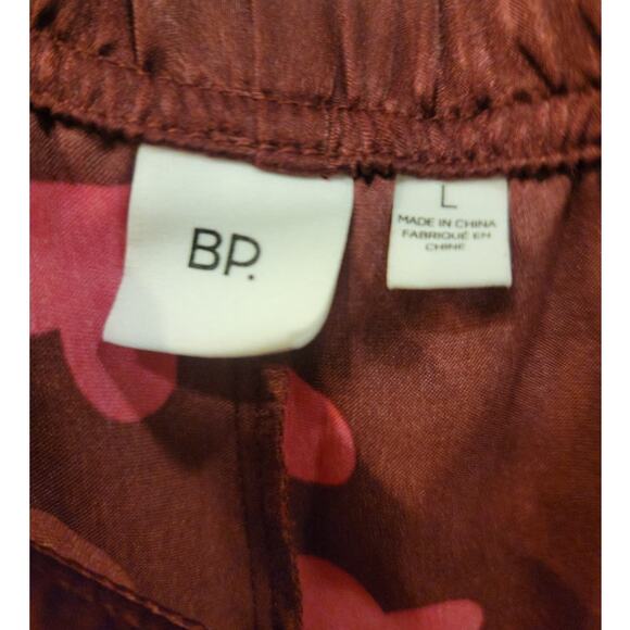 BP Satin Pajama Pants with Hearts - Picture 3 of 5